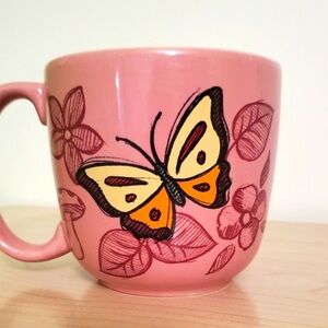 Disneys Bambi - Thumper Coffeetea Mug With Butterflies & Flowers